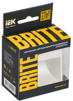 BRITE Подсветка светодиодная встраиваемая ПЛ20-БрЖ жемчуг IEK
