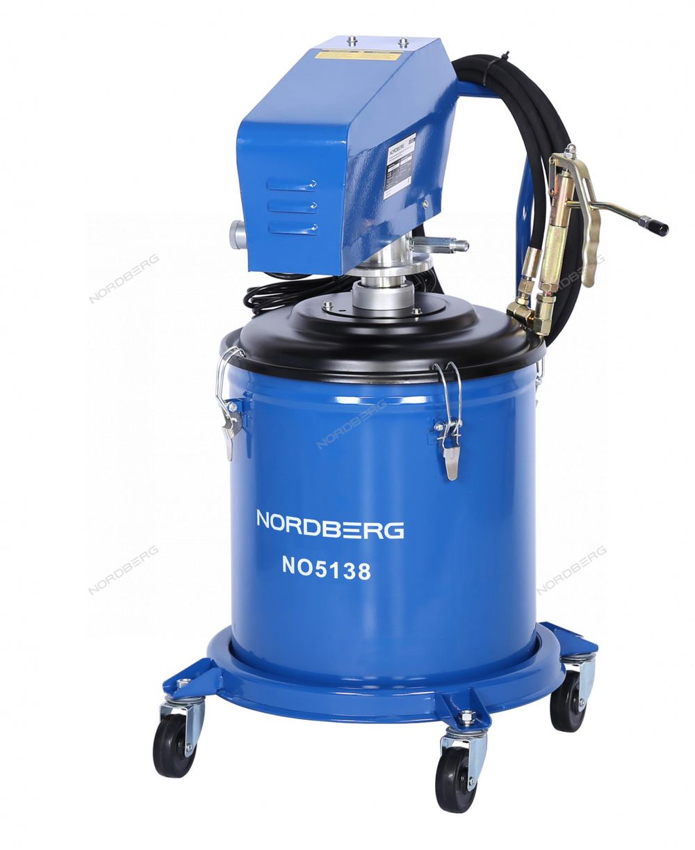 NORDBERG (NO5138) Установка электрическая для раздачи густой смазки с баком, 38 л
