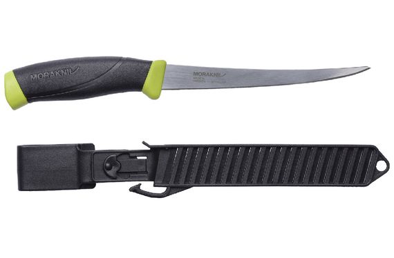 Нож филейный в пластиковых ножнах Morakniv Fishing Comfort File 155, арт. 13869