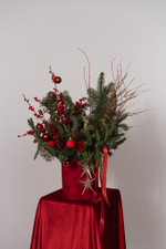 Новогодняя композиция "Тихая роскошь"