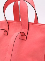 сумка тоут через плечо средняя с двумя ручками