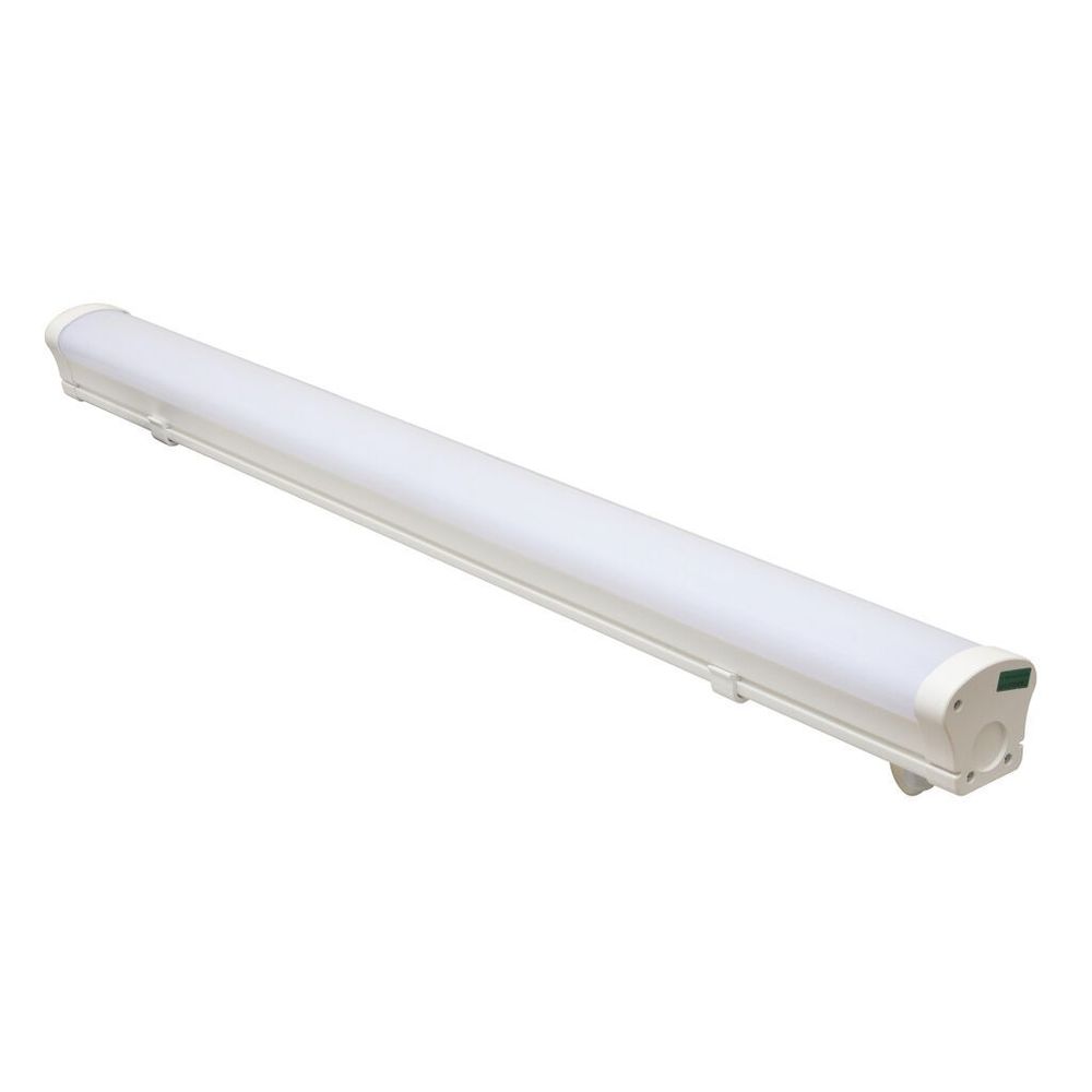 ULO-K20A 40W/5000K/L100/EMG IP65 WHITE Светильник линейный светодиодный подвесной с БАП. Белый свет (5000К). 4360Лм. Белый. TM Uniel