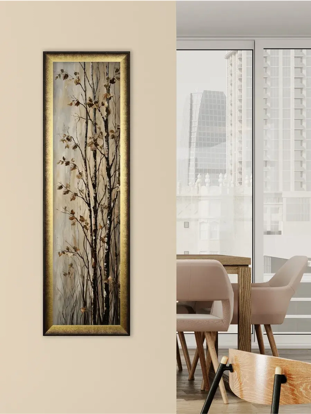 Картина настенная интерьерная на холсте 82*25 см