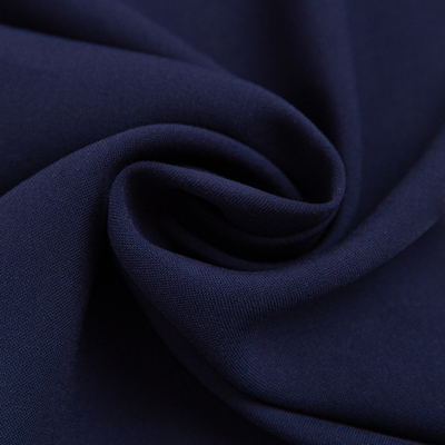 Ткань штапель однотон, 130 гр/м2, ш. 145 см, тёмно-синий
