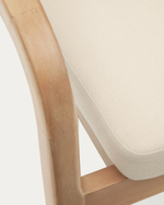 Malaret Стул из массива эвкалипта и белого шнура