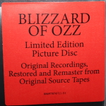 Ozzy Osbourne / Blizzard Of Ozz (Picture Disc)(LP)