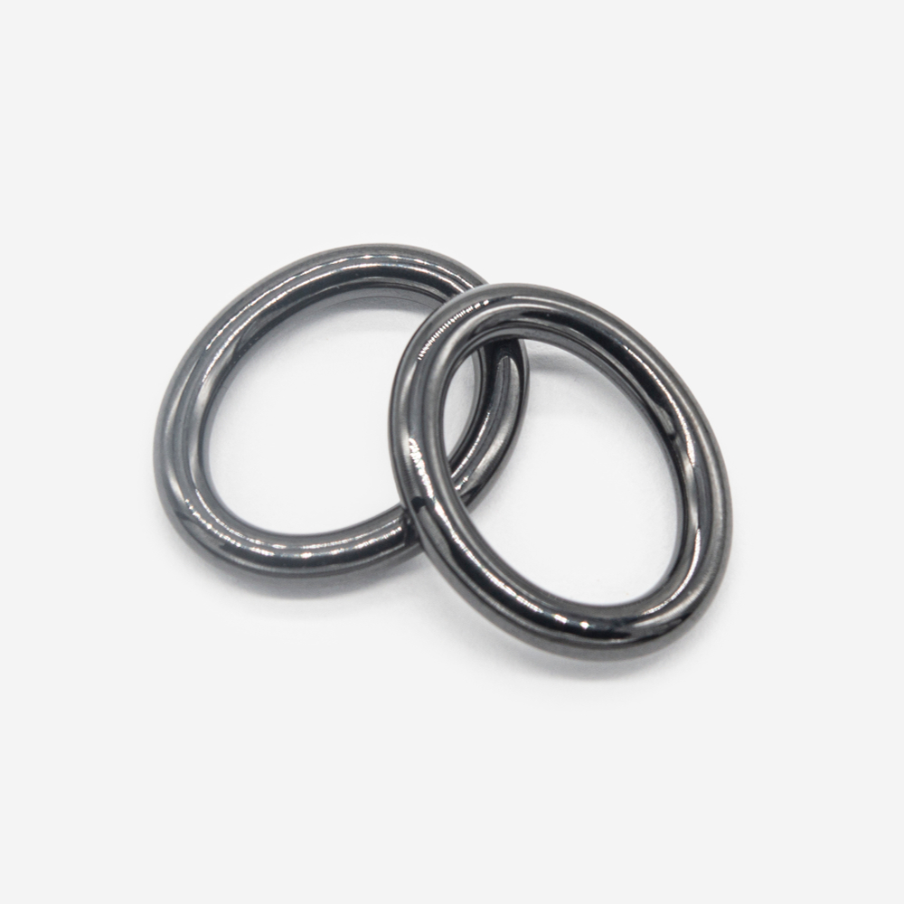 Овал из ювелирной керамики 16*20,1мм, графитовый