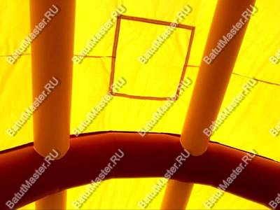 Коммерческий надувной батут "Страна Сафария БР" с крышей, 10*8*7 м