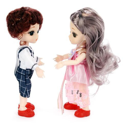 Кукла Классическая-мини 2шт 15см, пакет B2