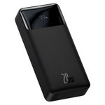Внешний аккумулятор Baseus Bipow Digital Display Power Bank C+2U 20000mAh 20W - Black