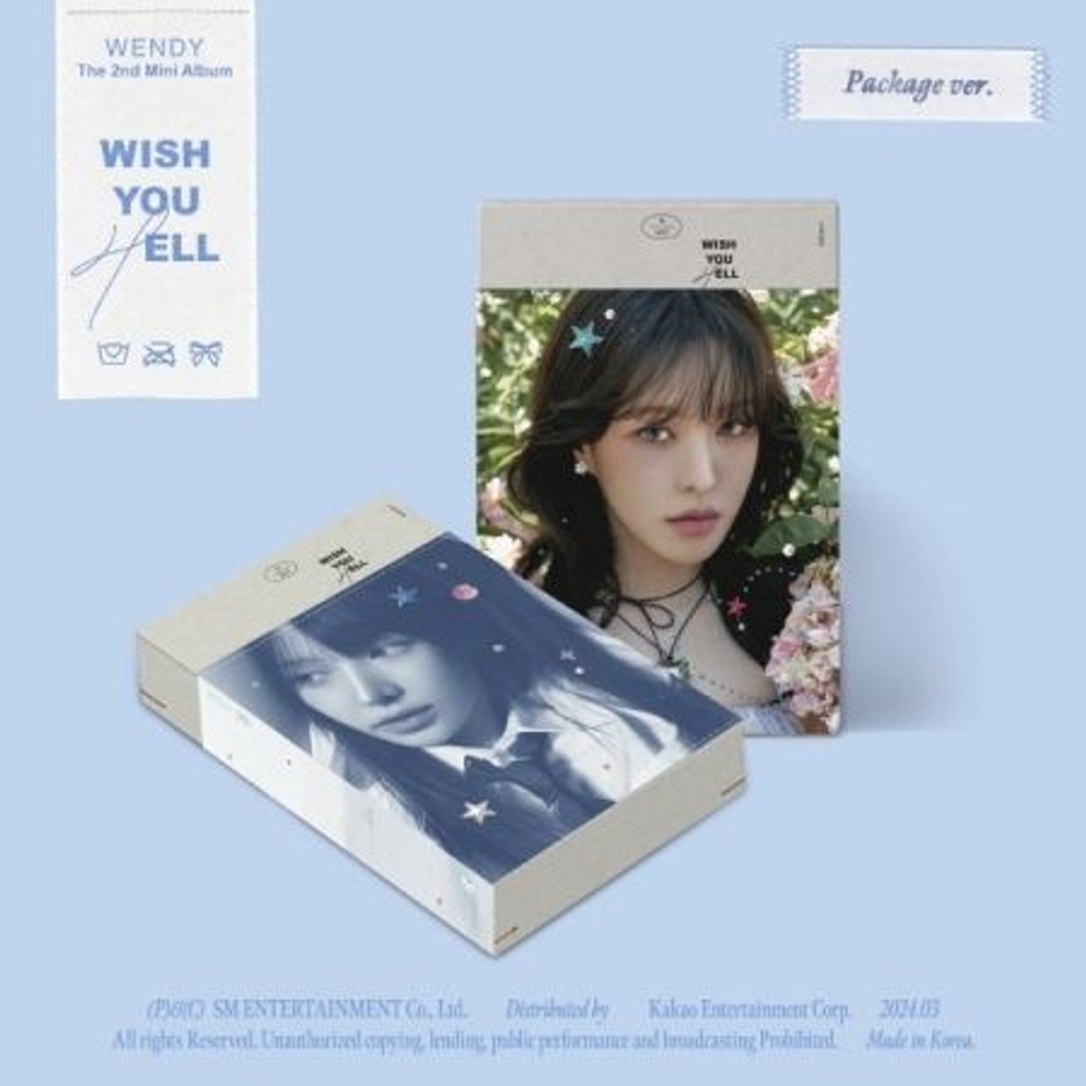 Альбом WENDY - WISH YOU HELL 2nd Mini Album PACKAGE Version