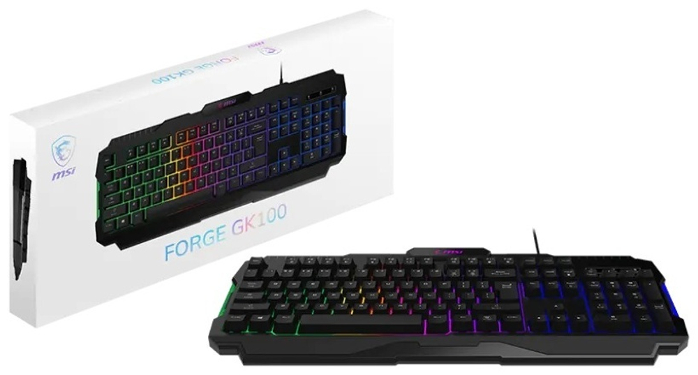 Клавиатура MSI FORGE GK100 черный