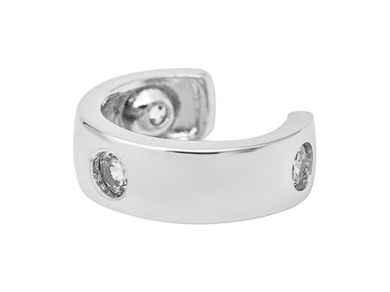 Кафф гладкий со стразами