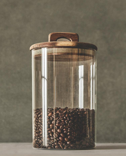 ZARA HOME БОЛЬШАЯ БАНКА ДЛЯ ХРАНЕНИЯ, СВЕТЛО-БЕЖЕВЫЙ