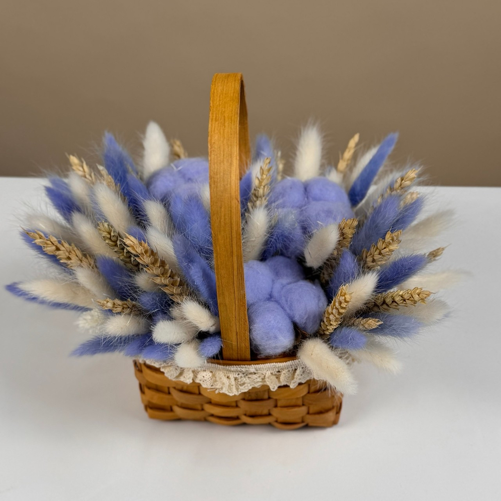 КОМПОЗИЦИЯ ИЗ СУХОЦВЕТОВ "ЗИМНЯЯ СКАЗКА"