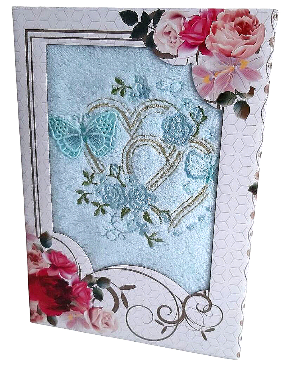 Полотенце махровое в подарочной упаковке, 100% хлопок, Турция.