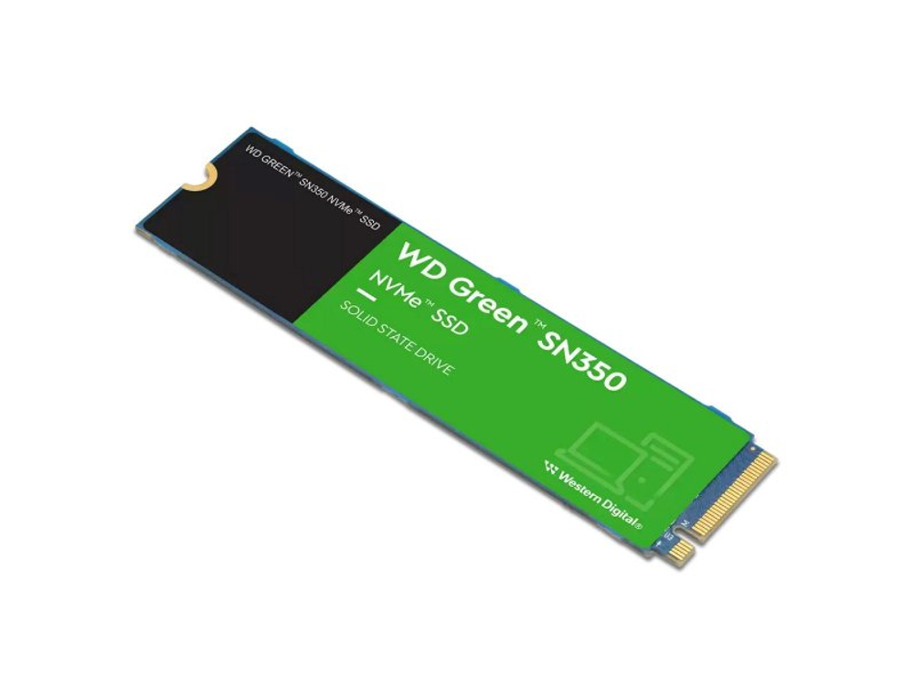 SSD накопитель Western Digital WD Green 500ГБ, M.2 2280, PCIe 3.0 x4, NVMe [WDS500G2G0C]