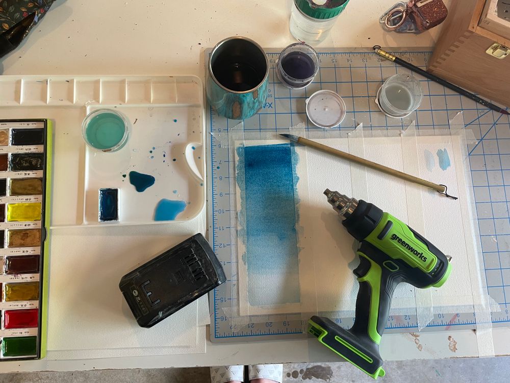 Аккумуляторный строительный фен Greenworks, G24HG, 3400207,24v, без АКБ и ЗУ