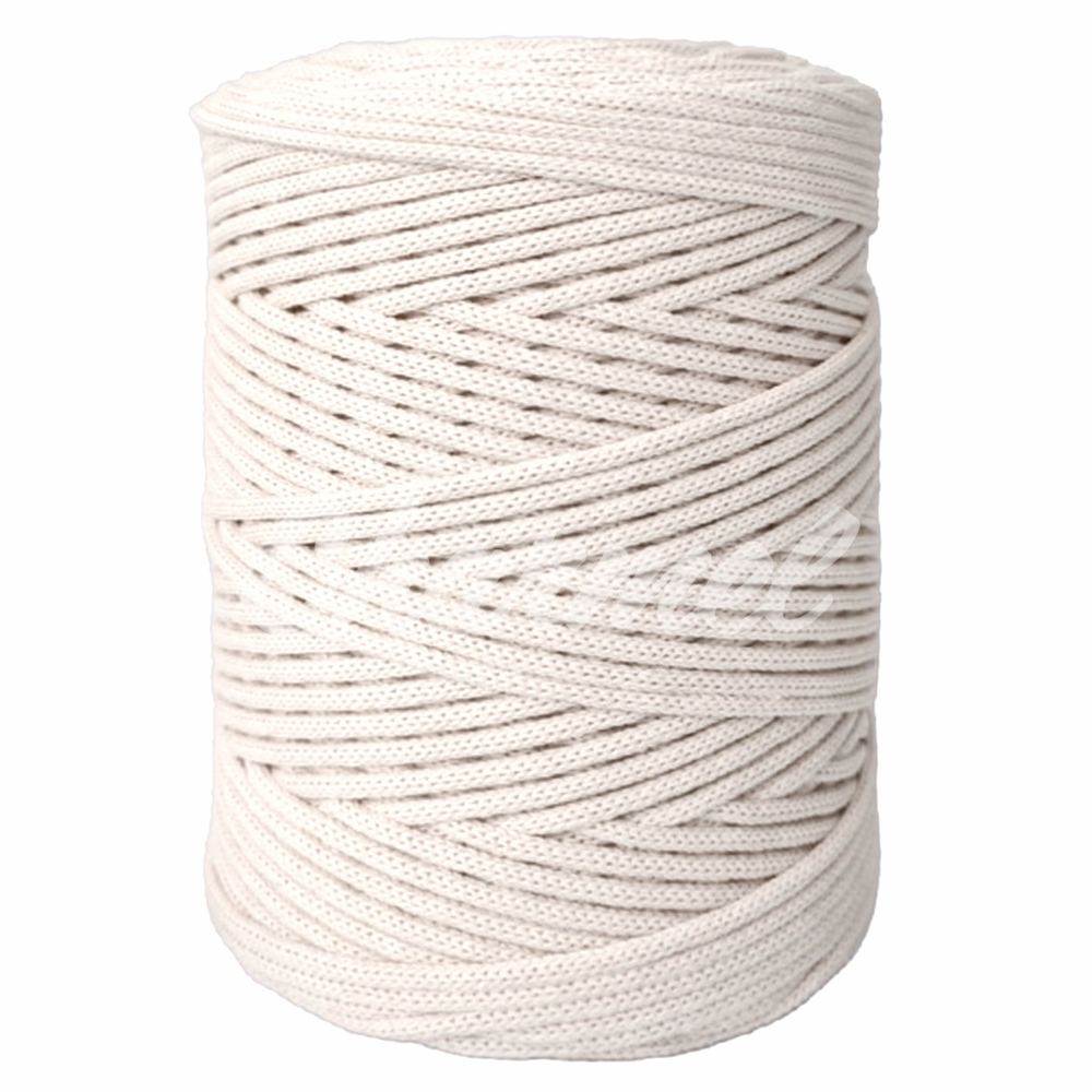 White cotton cord 3 mm