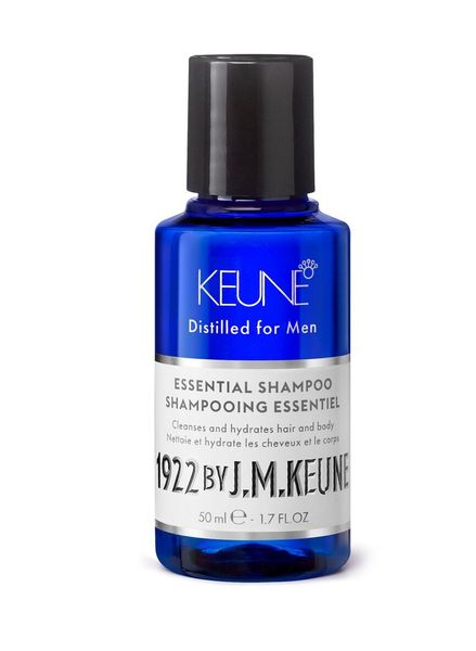 Keune 1922 Essential Shampoo 50мл - Мужской шампунь мини
