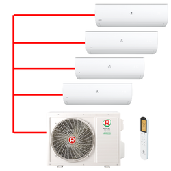Мульти сплит-система Royal Clima серии Gamma Gloria (4 внутр. блока, 80м2)
