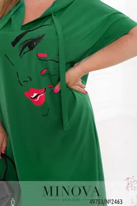 Платье 2463-зеленый Minova