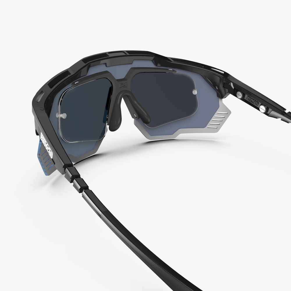 Спортивные очки c диоптриями Scicon Aeroshade 2.0 Titanium Sunglasses Black Crystal Photochromic Grey