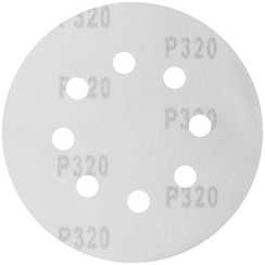 Круги шлифовальные 5 шт., 125 мм, Р320, 8 отверстий FIT IT 39670