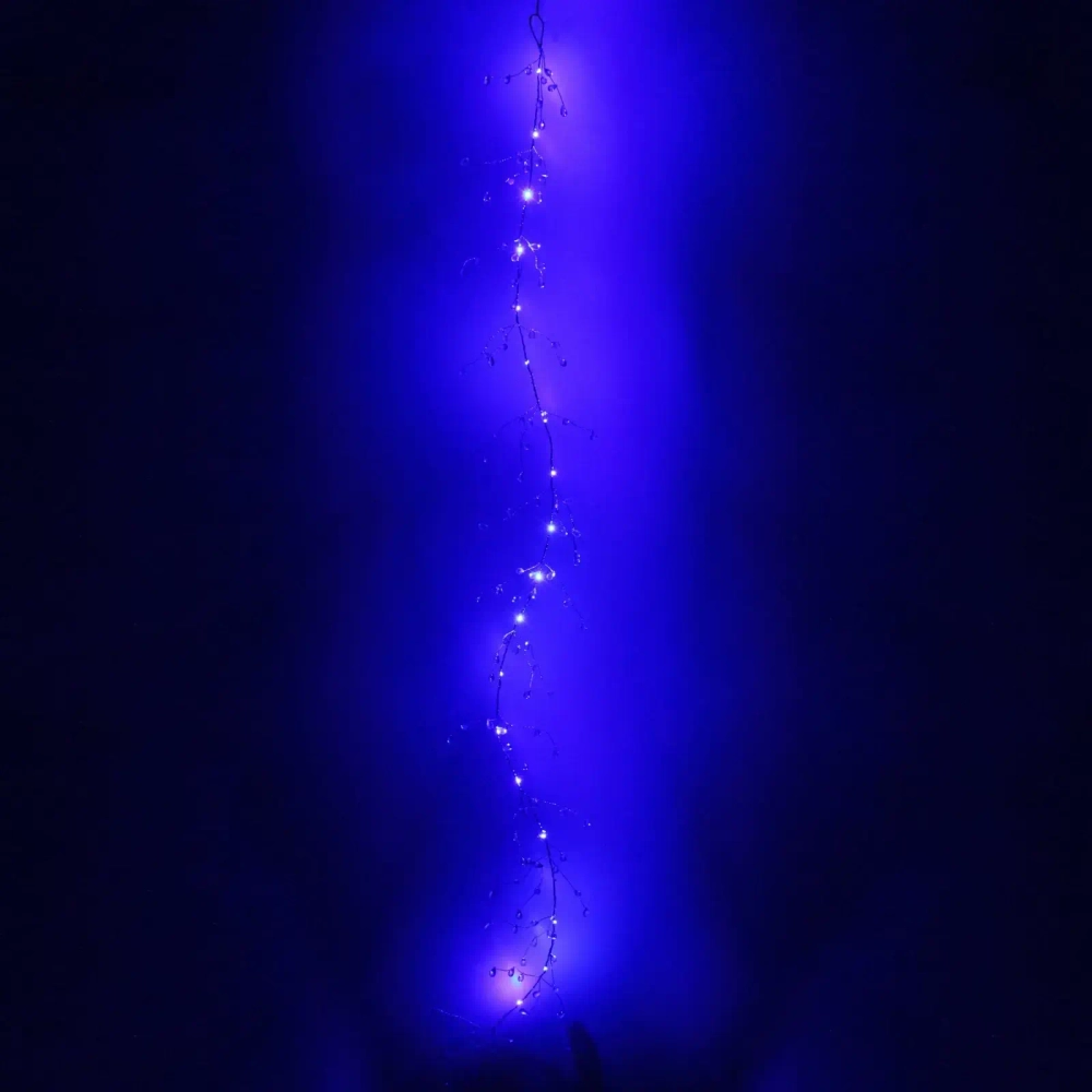 Гирлянда для дома на батарейках 1,5 м 18 ламп LED «Сверкающие хрусталики» (от 3хАА), Синий