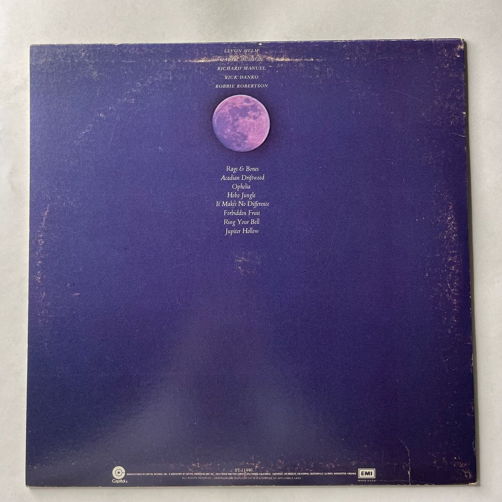 Винтажная виниловая пластинка LP The Band Northern Lights Southern Cross (США 1975)