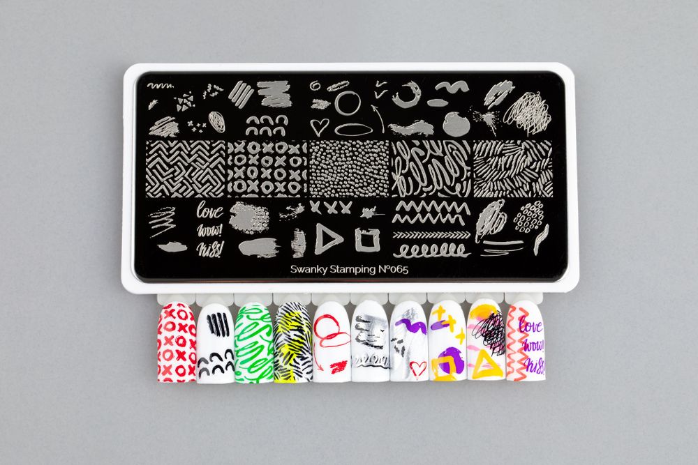 Swanky Stamping Пластина для стемпинга 065.