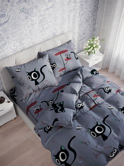 Пододеяльник полисатин Simple House "Кэтрин" 2-спальный на молнии 175x215 см