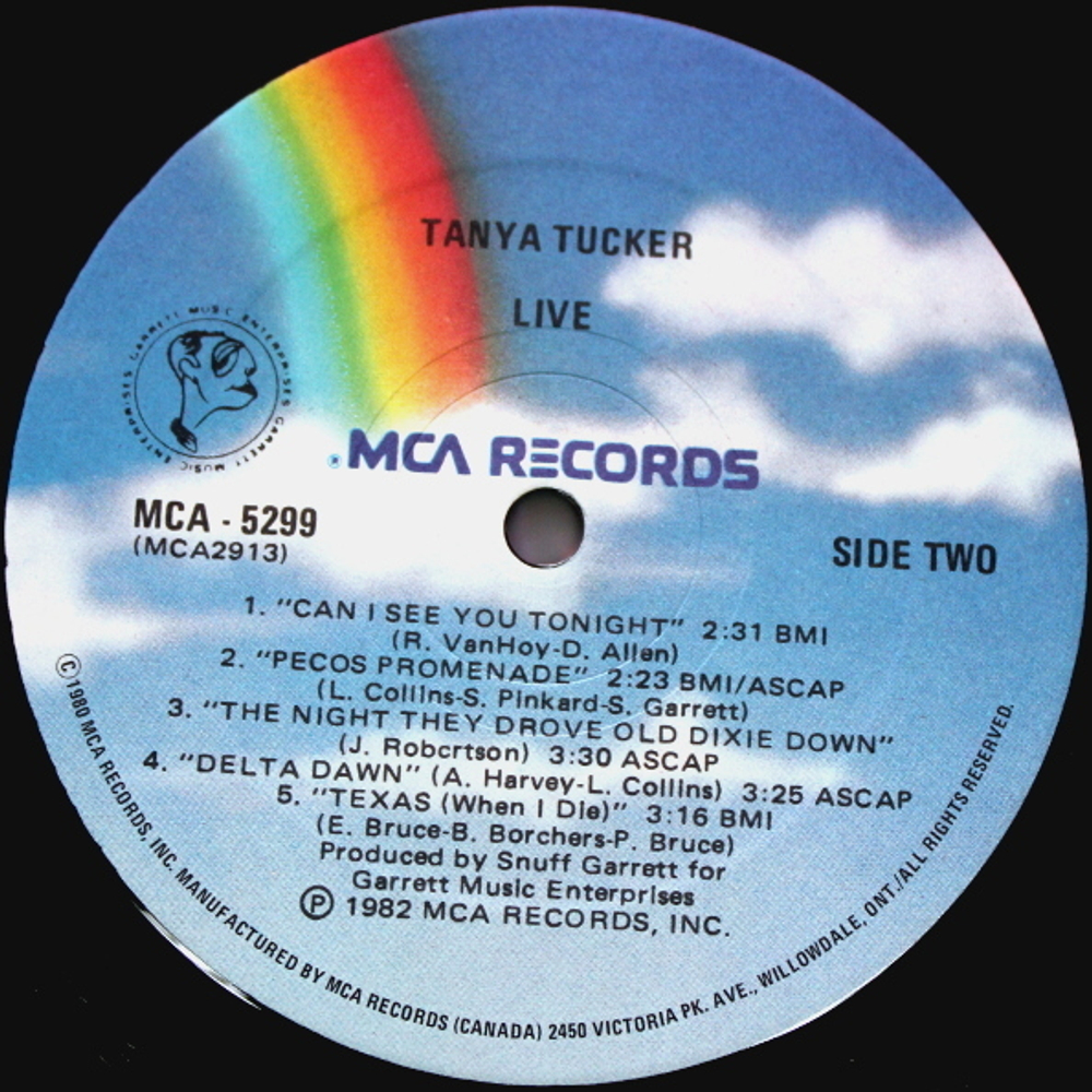 Tanya Tucker / Live (LP)