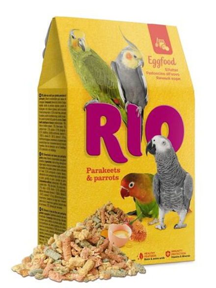 Яичный корм RIO для средних и крупных попугаев, 250 г