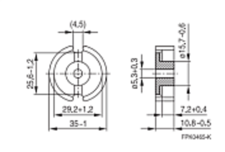 PS 35 x 10.8 N22 Сердечник B65947A0000X022