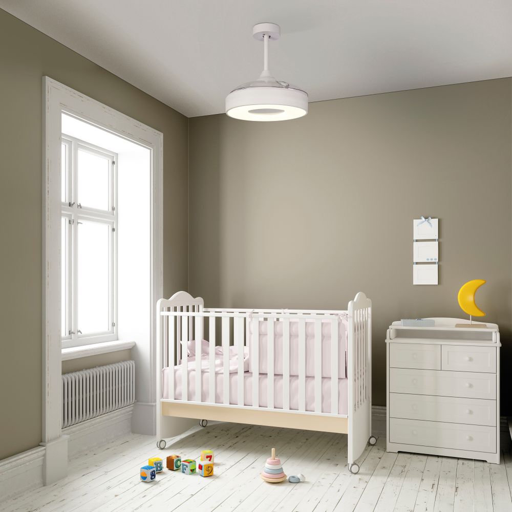 8219 Люстра потолочная-вентилятор COIN FAN MINI