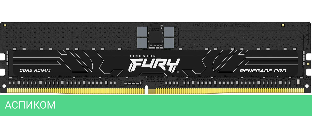 Оперативная память Kingston Fury Renegade Pro Black 16GB DDR5 XMP Black (KF556R36RB-16)