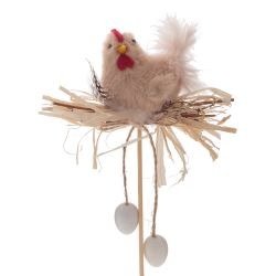 GAEM Изделие декоративное (вставка) "Курица" (11*4*7,5) (блок 6шт), L10 W6 H31 см, 3в.