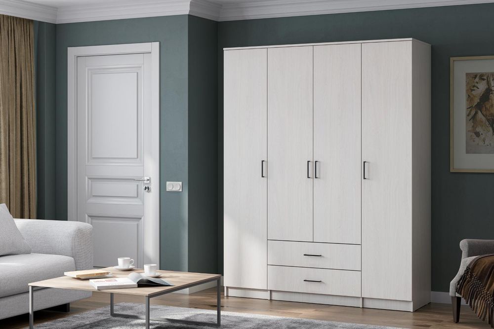 Шкаф для одежды ШК 1, ясень анкор светлый