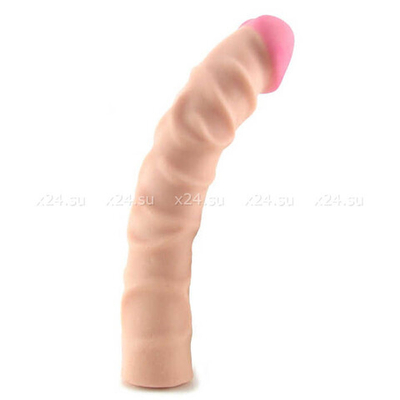 Фаллоимитатор Raging hard-ons 10" (Цвет: телесный)