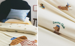 Пододеяльник Zara Home, хлопок 100%, однотонный, 1610/088