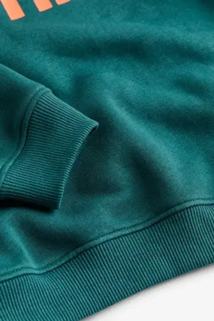 H&M Толстовка с круглым вырезом, темно-зеленый