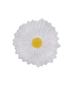Тарелка десертная Maria Flor белая с ромашкой (21.5 см)