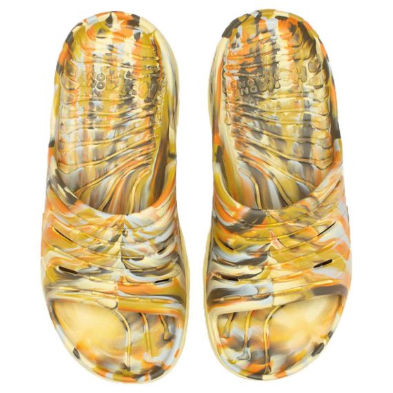 Hoka One One Ora Recovery Slide Swirl 'Yellow'