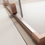Душевая дверь Radaway Furo Brushed Copper DWJ 120 стекло прозраное/профиль брашированная медь