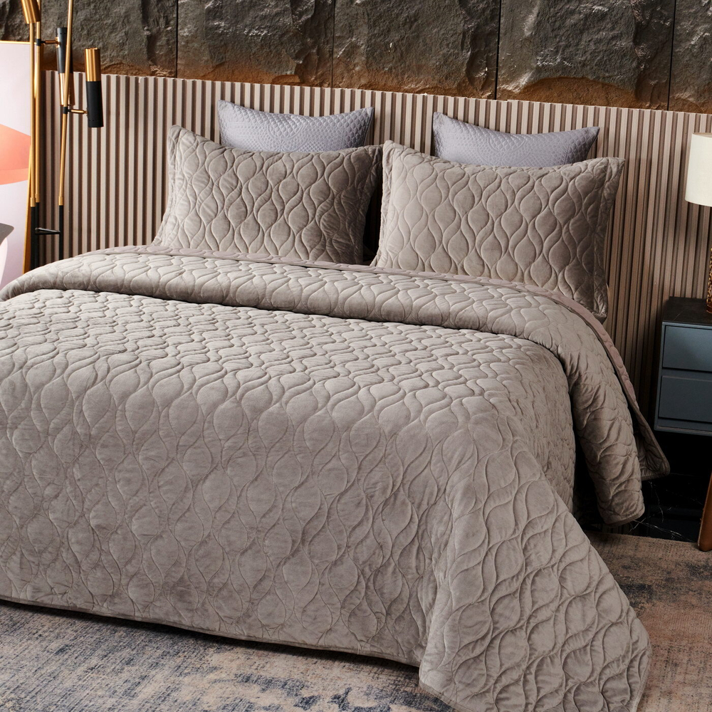 Покрывало 240x260 Sofi De MarkO Нобилис серое