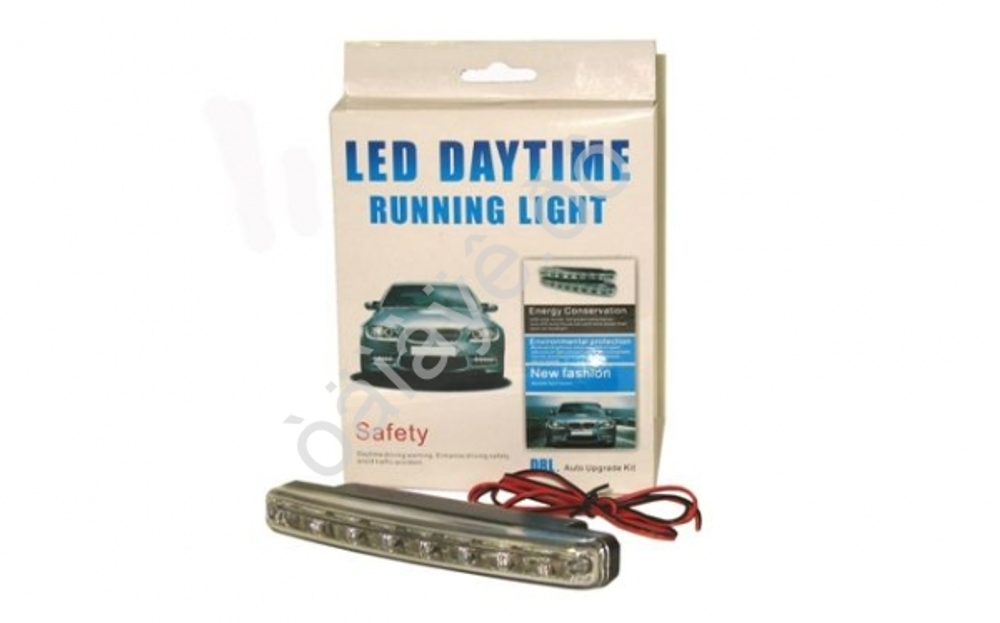 Ходовые огни LED -прямоуг  8SMD (155*17*40) (5730) пара AVS-DRL-12/8SMD/5730/0018л