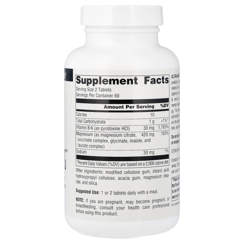 Source Naturals, Ultra-Mag™, комплекс магния,120 таблеток