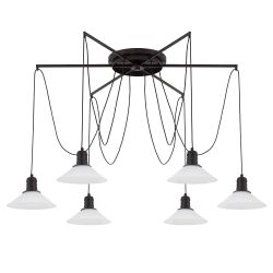 Citilux Эдисон CL451262 Люстра паук Венге