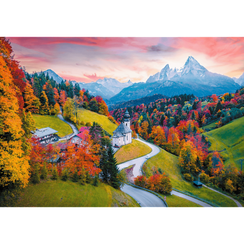 Puzzle "1000 UFT" - At the Foot of Alps, Bavaria, Germany_FSC Mix 70%